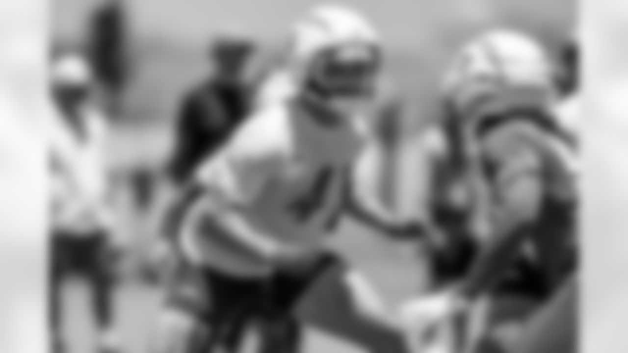Los Angeles Chargers players participate in Phase 3 of the offseason program on Monday, June 16, 2025 at The Bolt in El Segundo, CA.