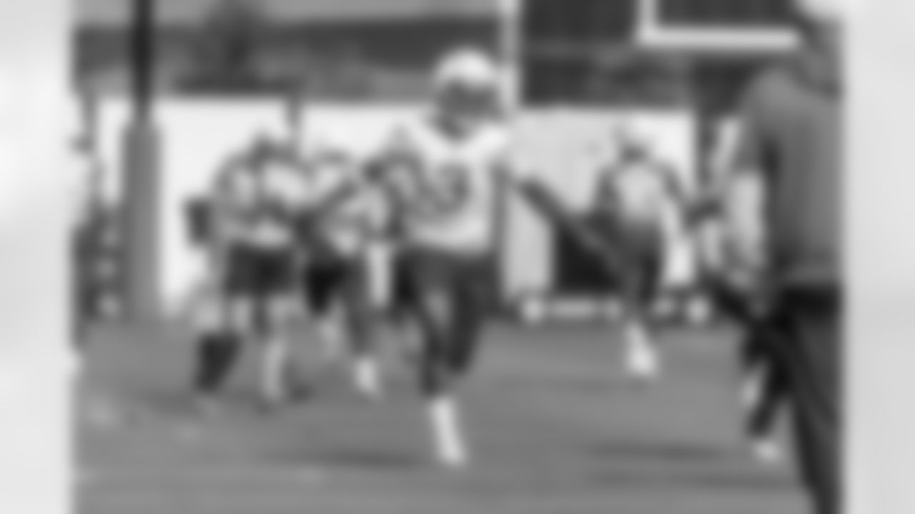 The Los Angeles Chargers practice on Wednesday, October 2, 2024 at The Bolt in El Segundo, CA.