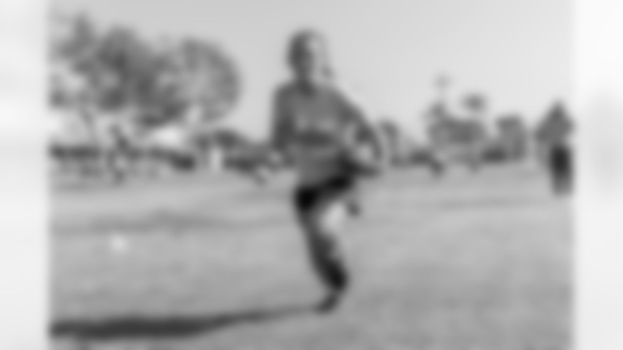 The Los Angeles Chargers host a girls flag football camp on Tuesday, December 02, 2025 at St. Joseph High School in Lakewood, CA.