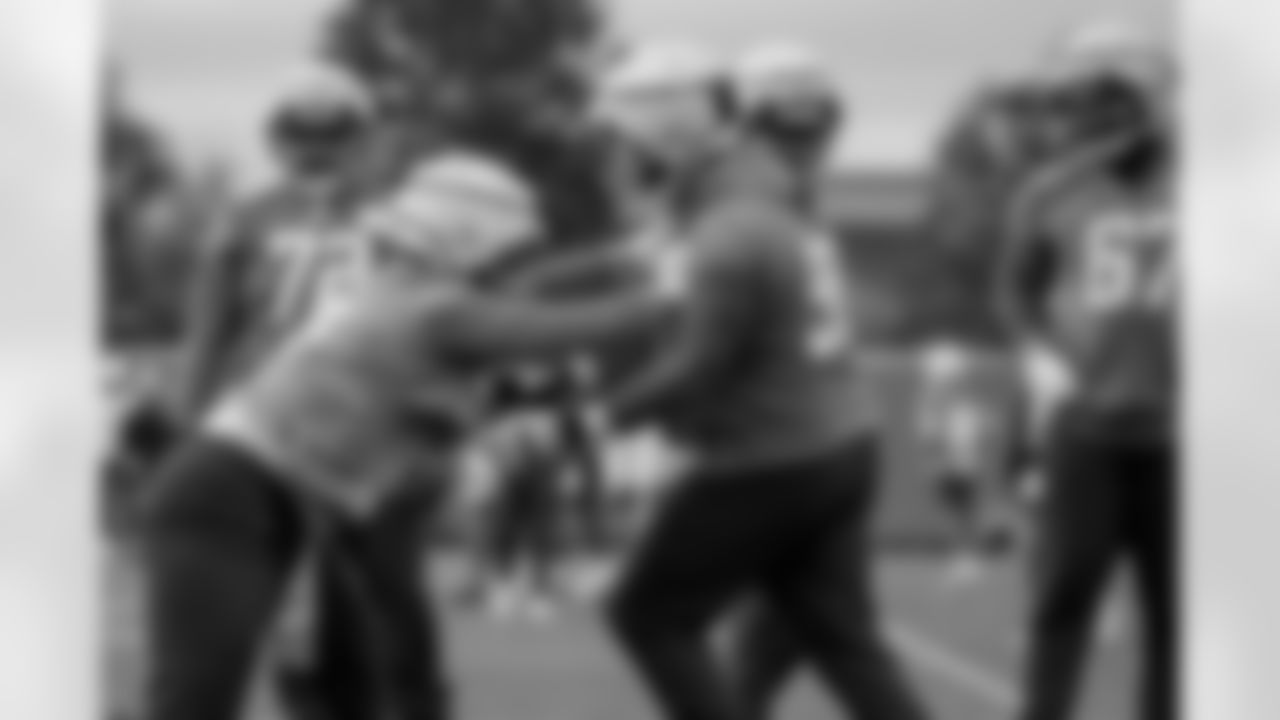 The Los Angeles Chargers practice on Wednesday, November 15, 2023 at Hoag Performance Center in Costa Mesa, CA.