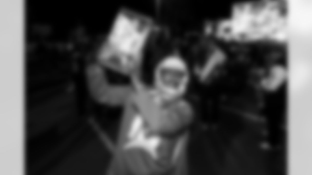 Fans gather at The Bolt for the Fan Rally + Drone Show on Friday January 9th, 2025