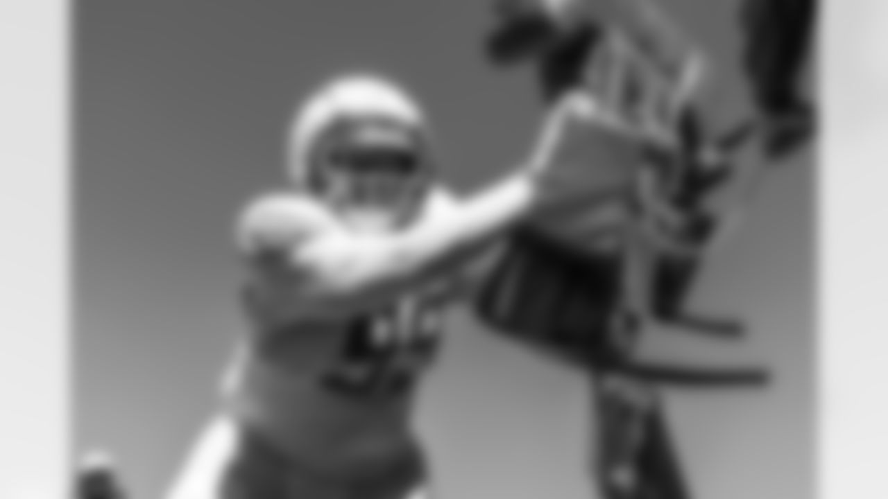 The Los Angeles Chargers practice on Wednesday, October 8, 2025 at The Bolt in El Segundo, CA.