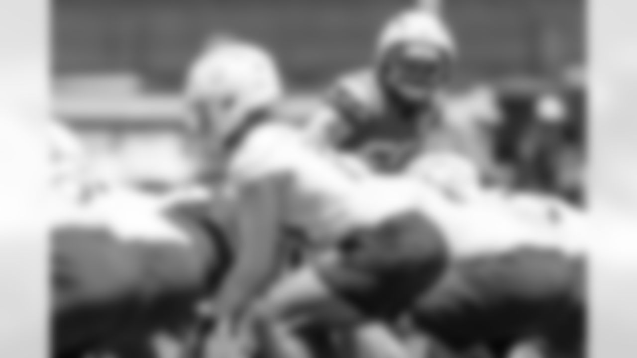 The Los Angeles Chargers practice at Training Camp on Tuesday, July 29, 2025 at The Bolt in El Segundo, CA.