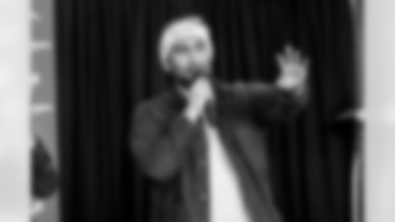 The Los Angeles Chargers host their annual Bikes for Kids event on Monday, December 15, 2025 at Washington Washington Elementary School in Pasadena, CA.