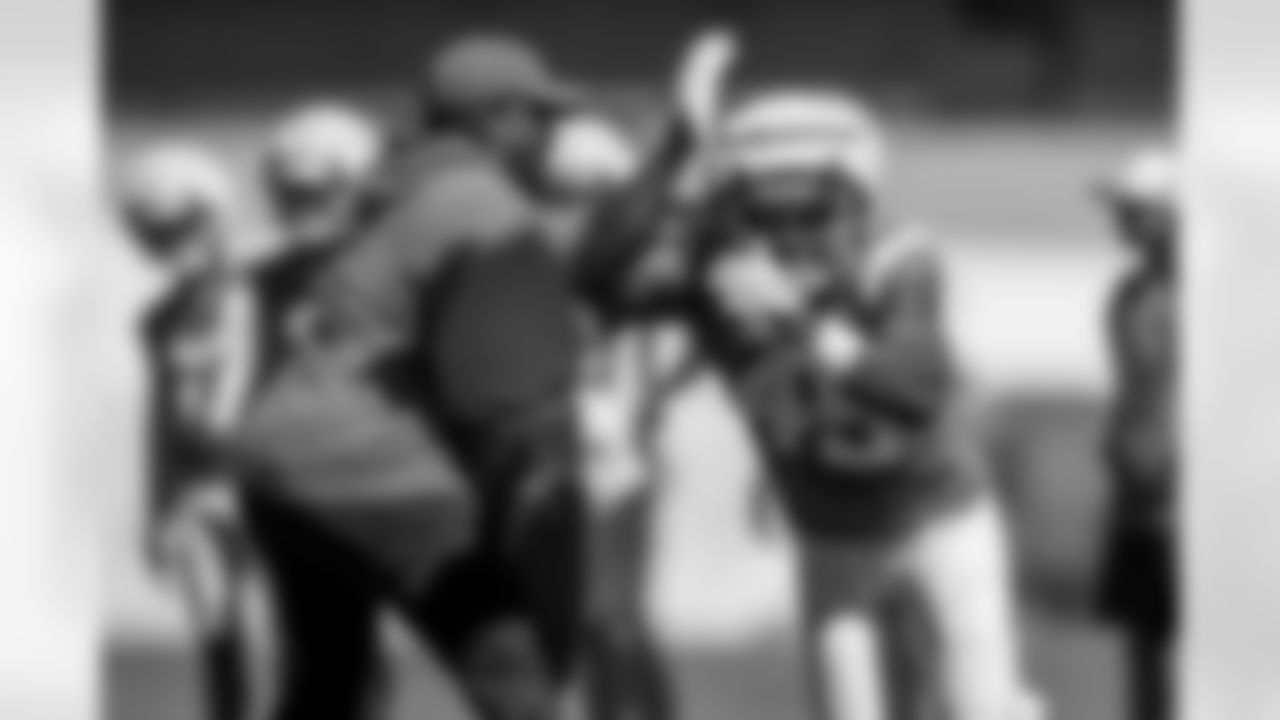 The Los Angeles Chargers hold Rookie Mini-Camp on Saturday, May 10, 2025 at The Bolt in El Segundo, CA.