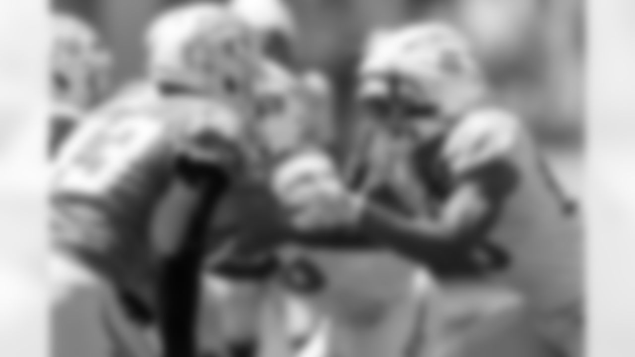 The Los Angeles Chargers practice at Training Camp on Monday, August 18, 2025 at The Bolt in El Segundo, CA.