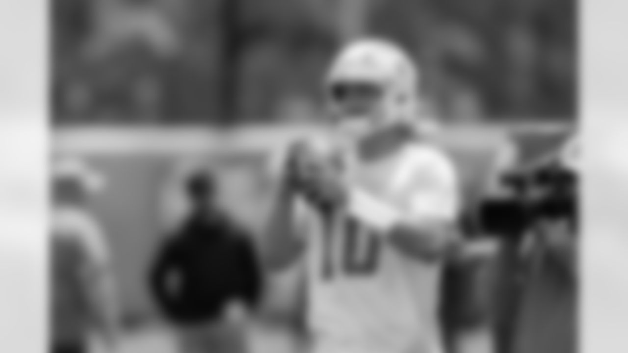 The Los Angeles Chargers hold OTA's on Monday, May 20, 2024 at Hoag Performance Center in Costa Mesa, CA.