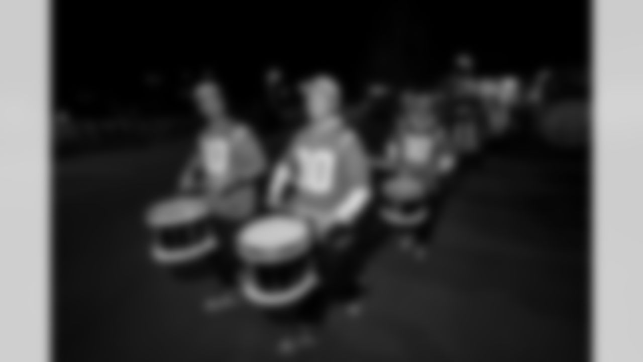 Fans gather at The Bolt for the Fan Rally + Drone Show on Friday January 9th, 2025