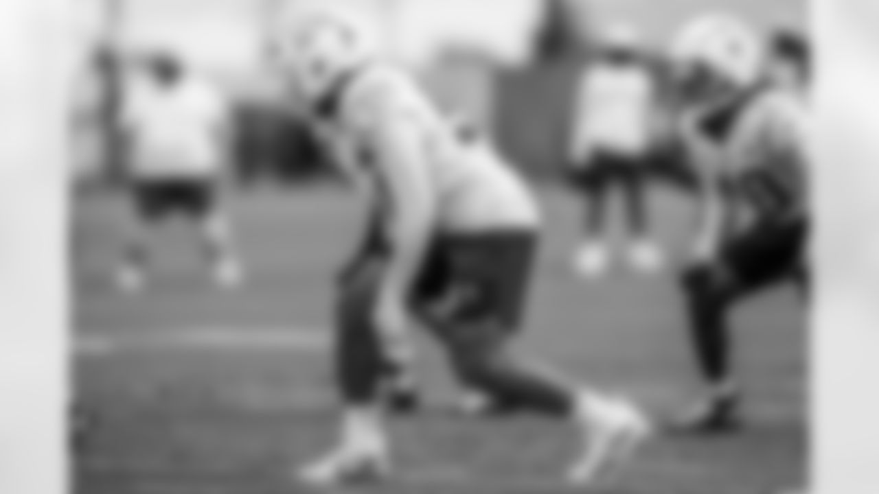 The Los Angeles Chargers practice on Wednesday, September 17, 2025 at The Bolt in El Segundo, CA.