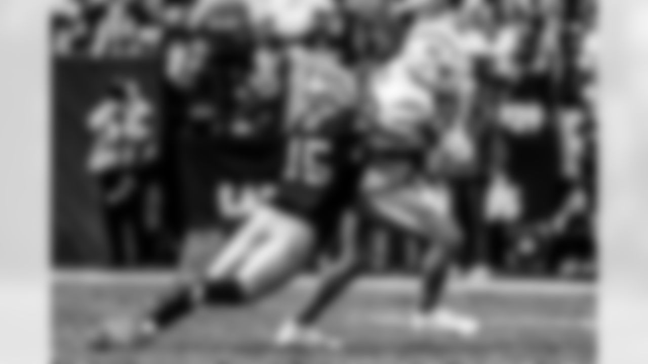 Take a look back at the Chargers Week 2 matchup with the Raiders in monochrome!