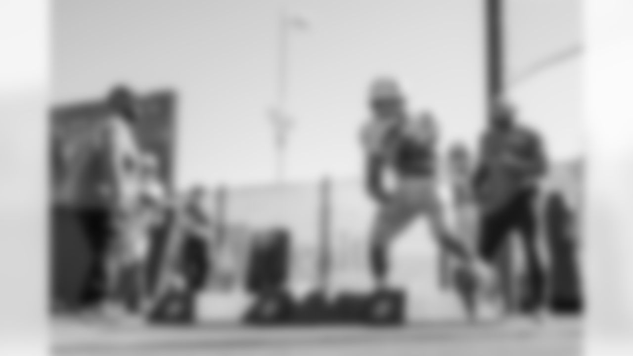 The Los Angeles Chargers practice on Tuesday, October 28, 2025 at The Bolt in El Segundo, CA.