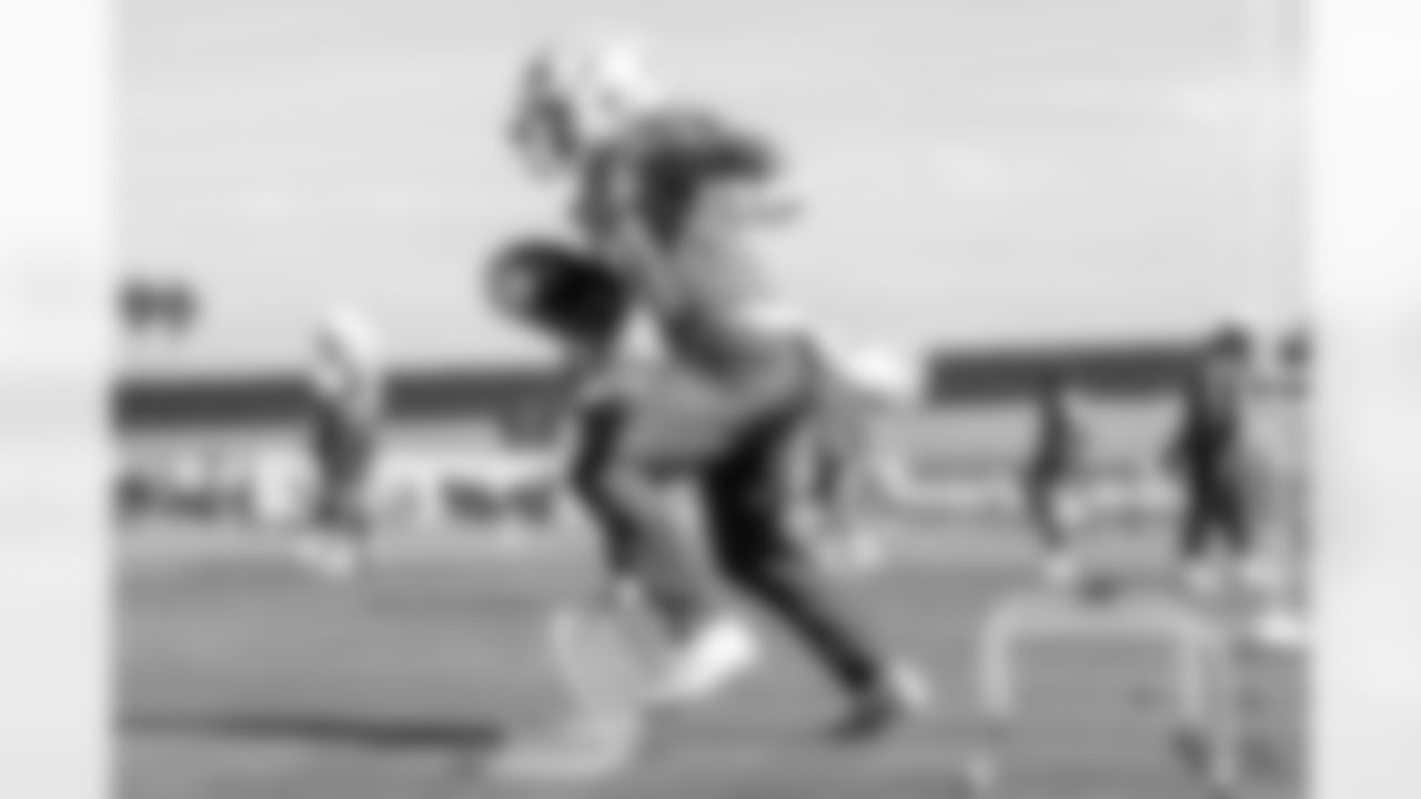 The Los Angeles Chargers practice on Thursday, October 9, 2025 at The Bolt in El Segundo, CA.