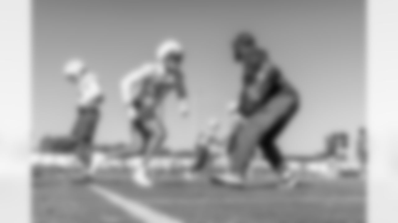 The Los Angeles Chargers practice on Friday, November 7, 2025 at The Bolt in El Segundo, CA.