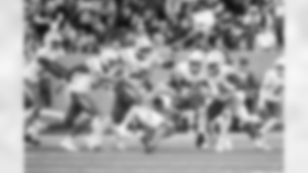 S Derwin James Jr. (3), DL Justin Eboigbe (92), LB Troy Dye (43) and OLB Bud Dupree (48)