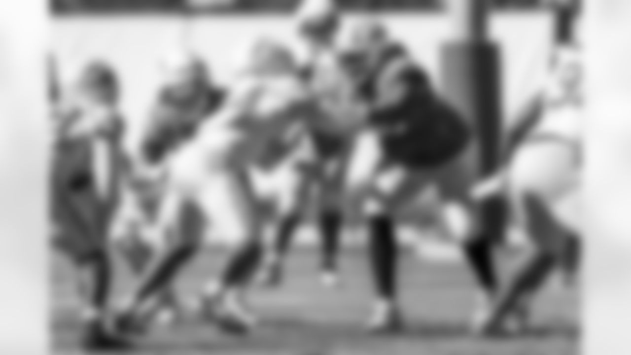 The Los Angeles Chargers practice on Wednesday, October 15, 2025 at The Bolt in El Segundo, CA.