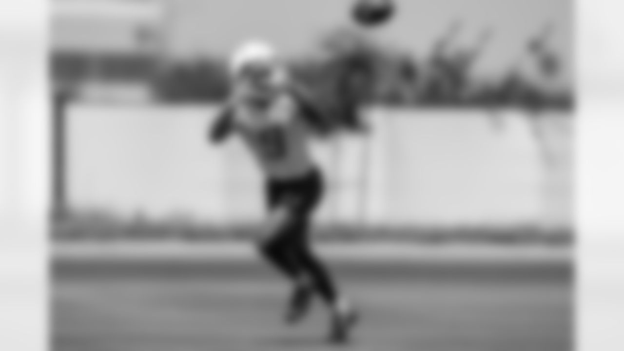 The Los Angeles Chargers practice at Training Camp on Tuesday, August 19, 2025 at The Bolt in El Segundo, CA.
