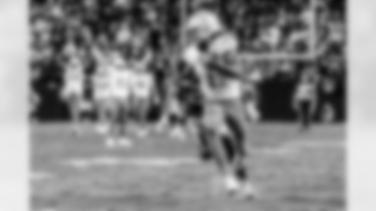 Take a look back at the Chargers Week 2 matchup with the Raiders in monochrome!
