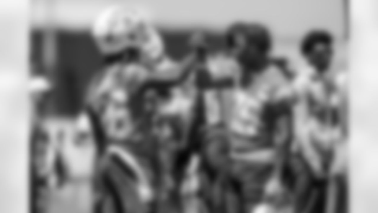 The Los Angeles Chargers practice at Training Camp on Thursday, August 21, 2025 at The Bolt in El Segundo, CA.