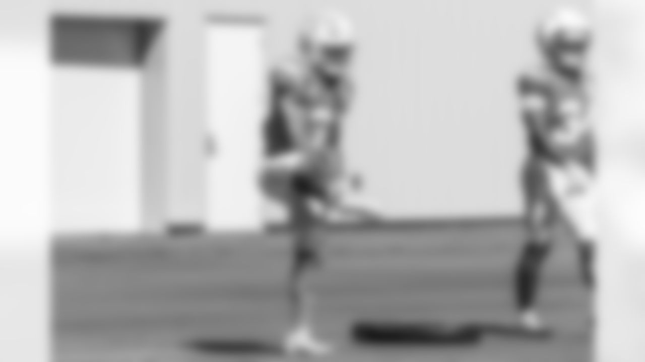 The Los Angeles Chargers practice on Wednesday, October 8, 2025 at The Bolt in El Segundo, CA.