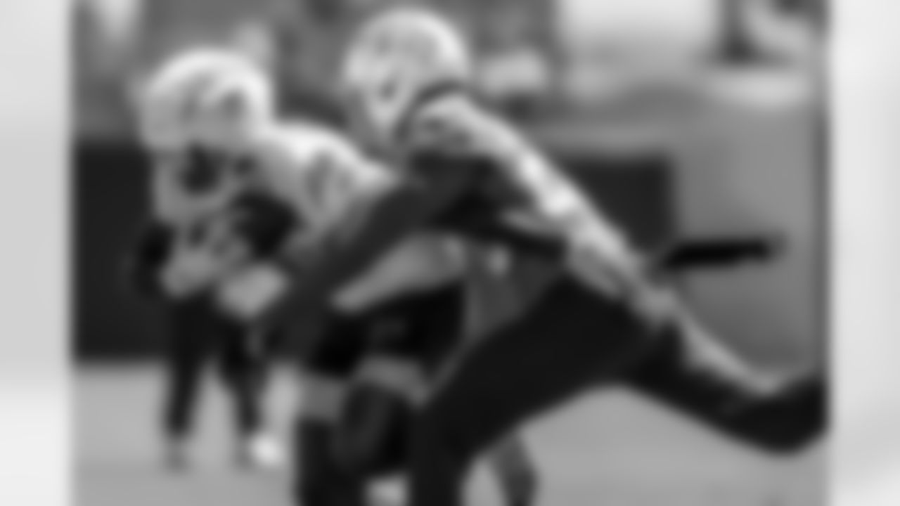 The Los Angeles Chargers practice at Training Camp on Wednesday, August 20, 2025 at The Bolt in El Segundo, CA.