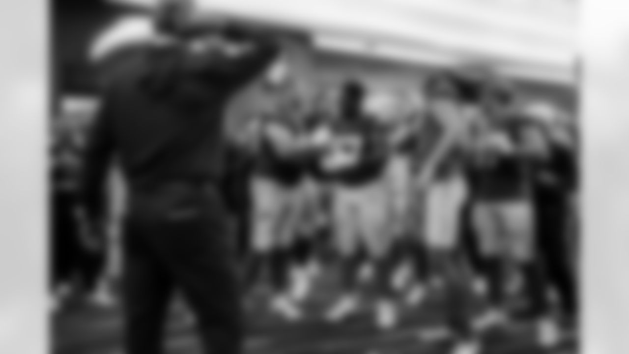 C Bradley Bozeman (75), OL Austin Deculus (74) and G Zion Johnson (77)