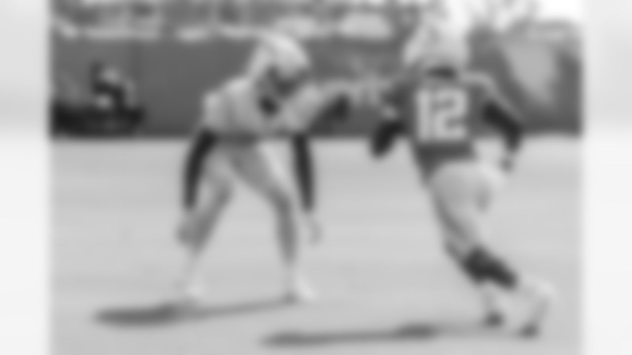 The Los Angeles Chargers practice on Wednesday, November 6, 2024 at The Bolt in El Segundo, CA.