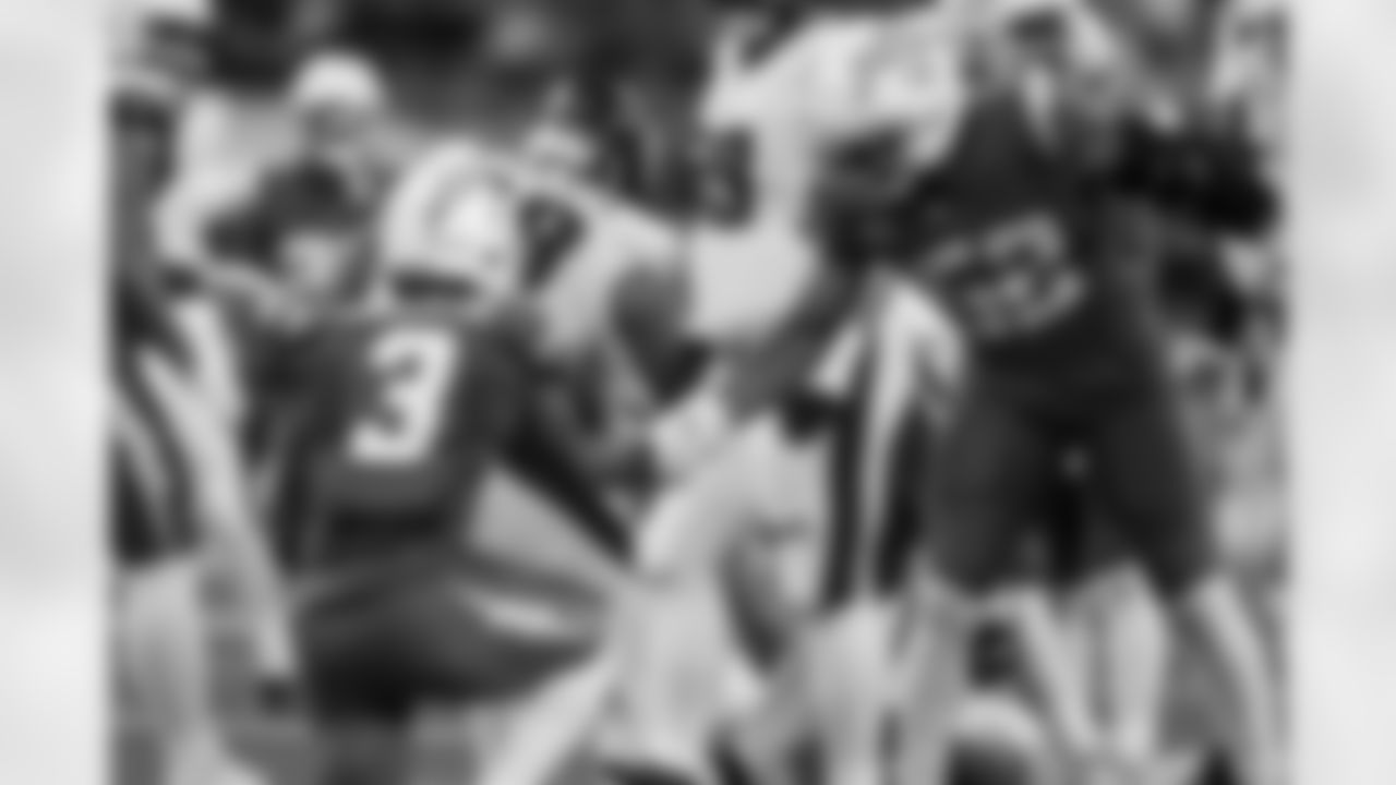 S Derwin James Jr. (3) and OLB Khalil Mack (52)