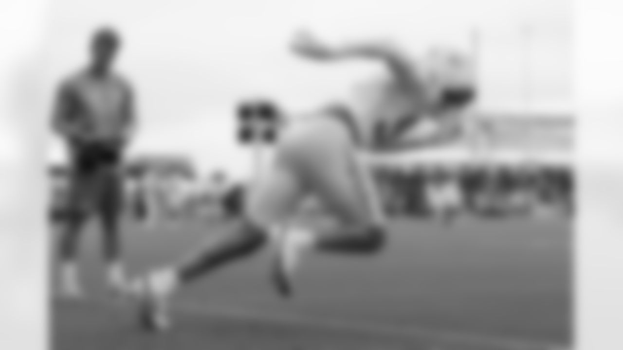 The Los Angeles Chargers practice at Training Camp on Monday, July 21, 2025 at The Bolt in El Segundo, CA.