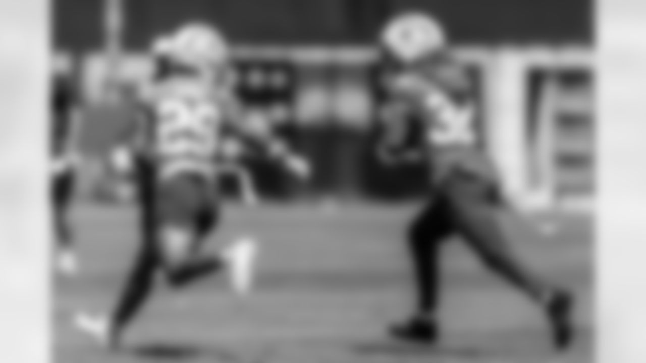 The Los Angeles Chargers practice at Training Camp on Wednesday, August 20, 2025 at The Bolt in El Segundo, CA.