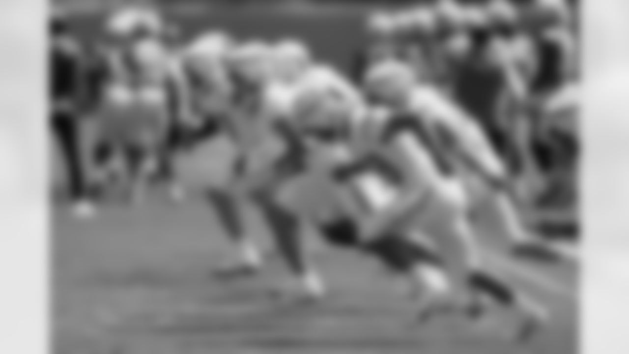 The Los Angeles Chargers hold Rookie Mini-Camp on Friday, May 10, 2024 at Hoag Performance Center in Costa Mesa, CA.