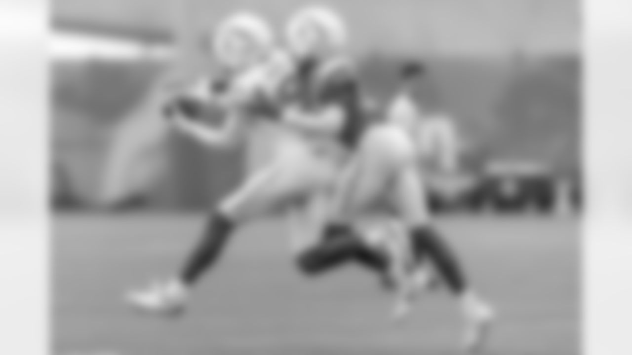 The Los Angeles Chargers practice at Training Camp on Monday, July 28, 2025 at The Bolt in El Segundo, CA.