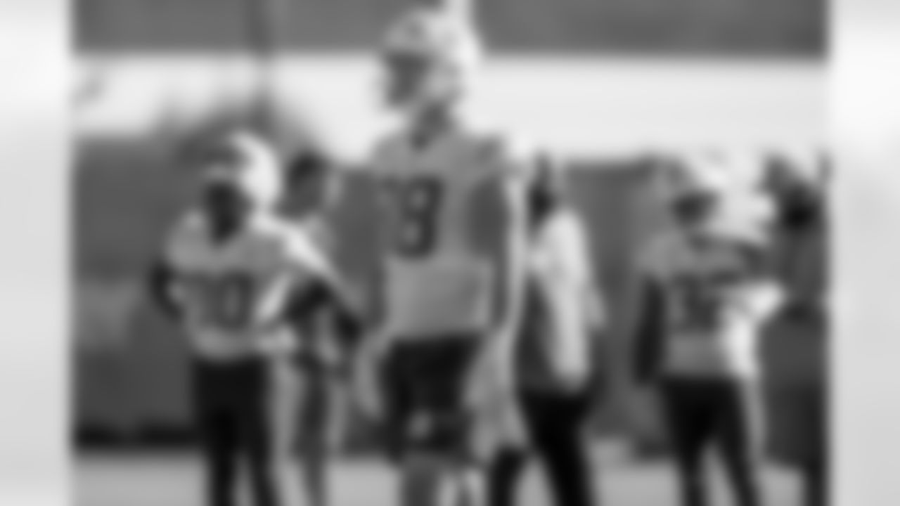 The Los Angeles Chargers practice at Training Camp on Thursday, December 11, 2025 at The Bolt in El Segundo, CA.