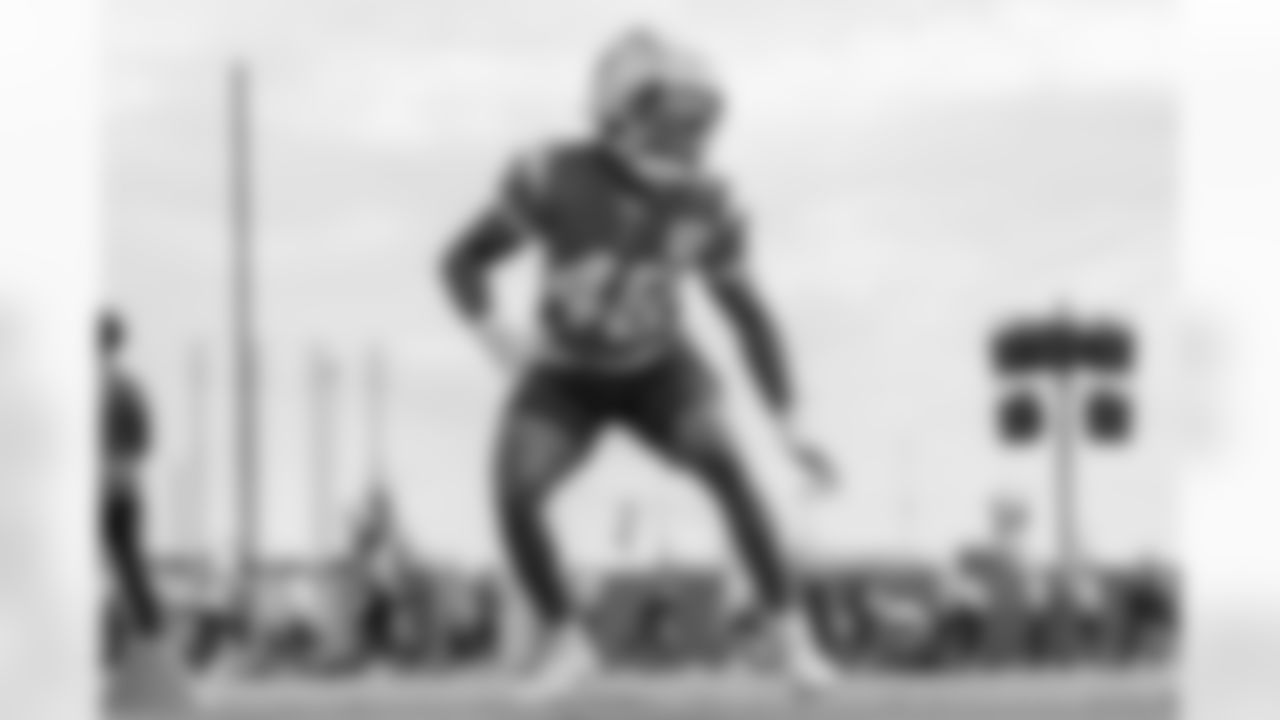 The Los Angeles Chargers practice on Thursday, November 13, 2025 at The Bolt in El Segundo, CA.