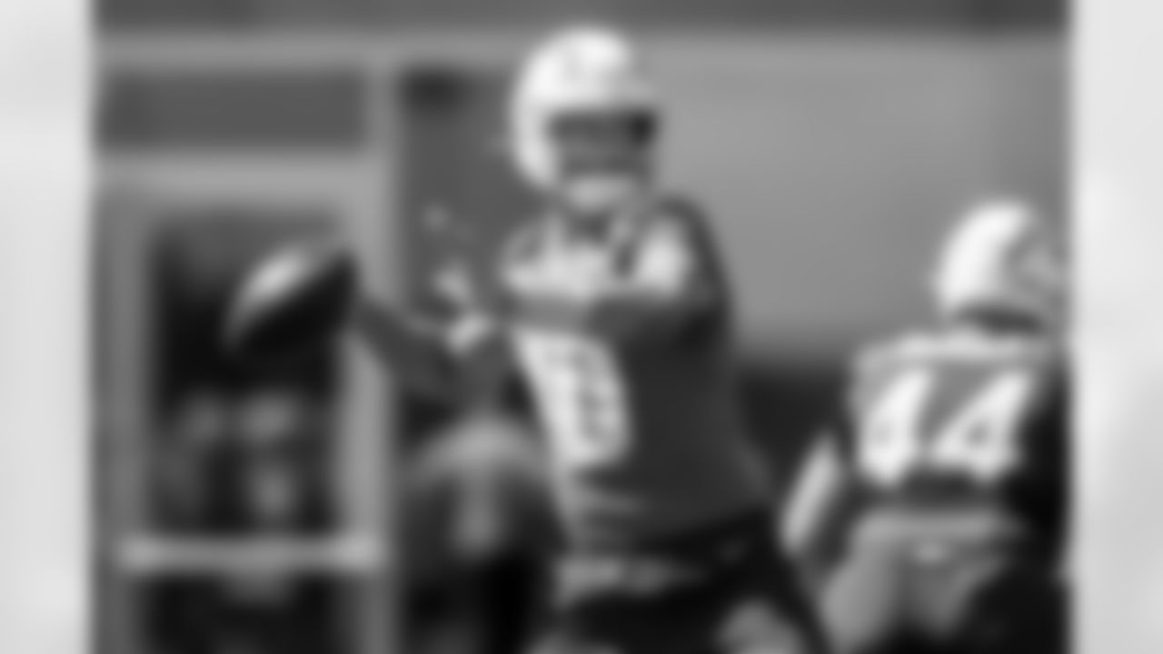 The Los Angeles Chargers practice on Friday, October 3, 2025 at The Bolt in El Segundo, CA.