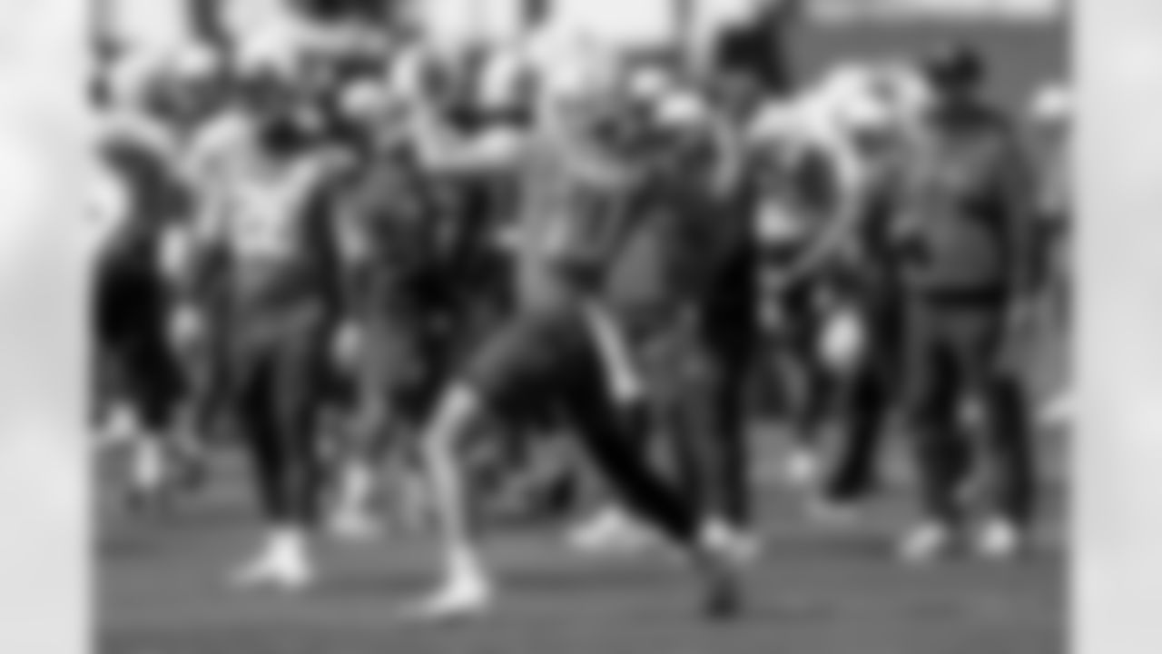 The Los Angeles Chargers practice on Friday, October 3, 2025 at The Bolt in El Segundo, CA.