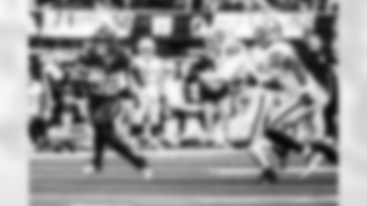 Take a look back at the Chargers Week 13 matchup with the Raiders in monochrome.