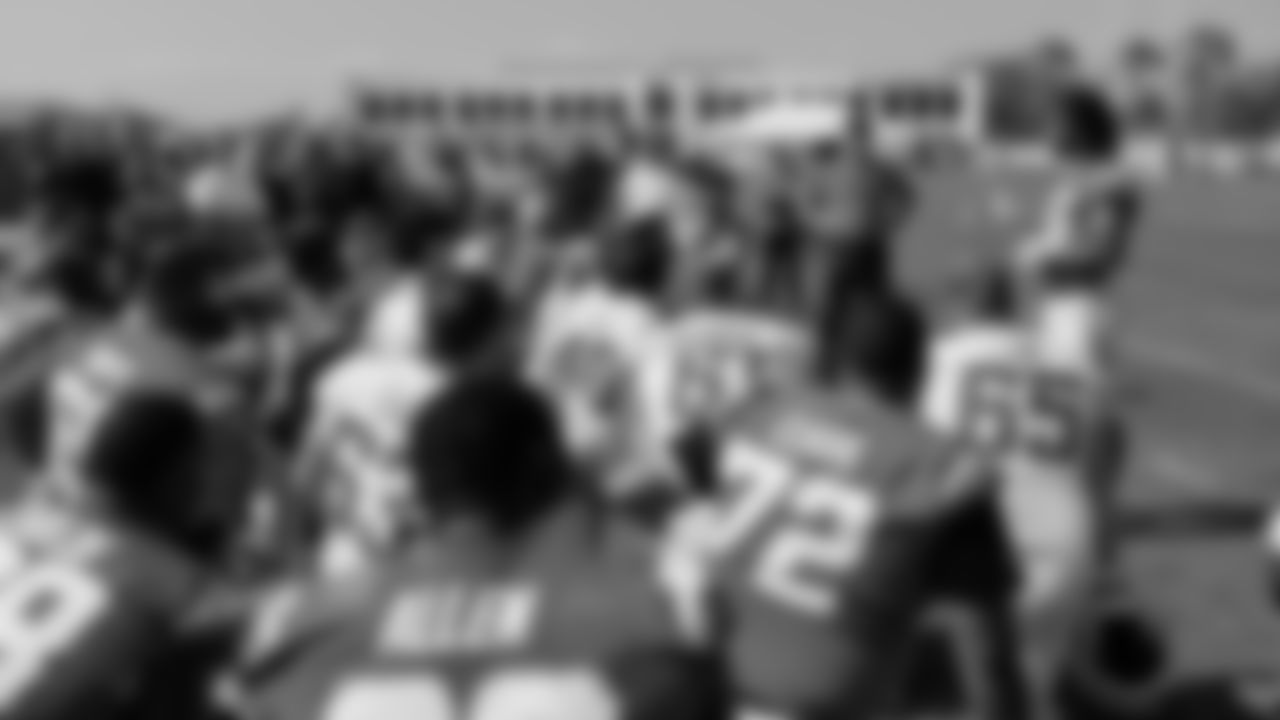 The Los Angeles Chargers hold Rookie Mini-Camp on Friday, May 10, 2024 at Hoag Performance Center in Costa Mesa, CA.