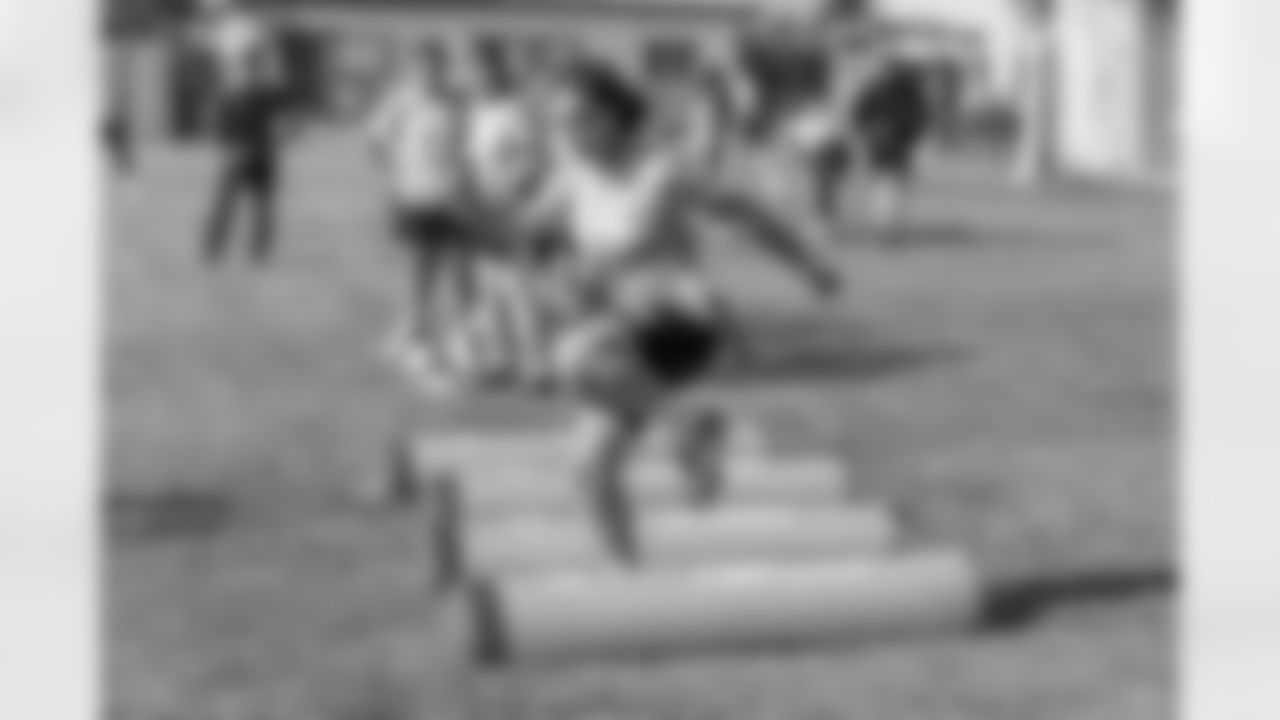 The Los Angeles Chargers host a girls flag football camp on Tuesday, December 02, 2025 at St. Joseph High School in Lakewood, CA.