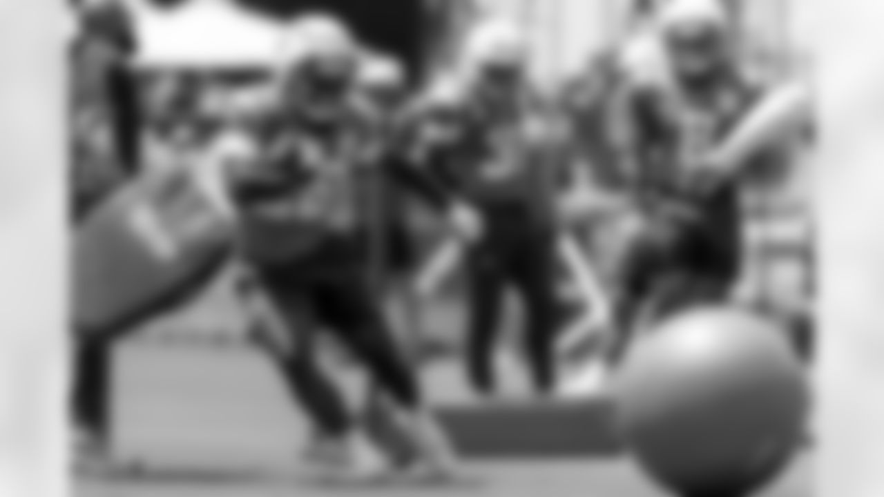 The Los Angeles Chargers practice at Training Camp on Sunday, August 3, 2025 at The Bolt in El Segundo, CA.