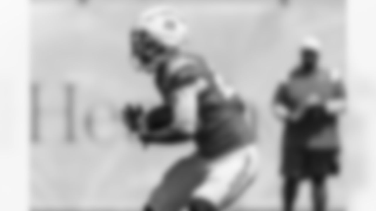 The Los Angeles Chargers practice on Wednesday, August 27, 2025 at The Bolt in El Segundo, CA.