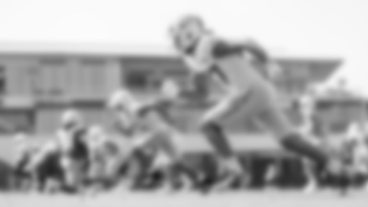 The Los Angeles Chargers practice on Wednesday, October 9, 2024 at The Bolt in El Segundo, CA.