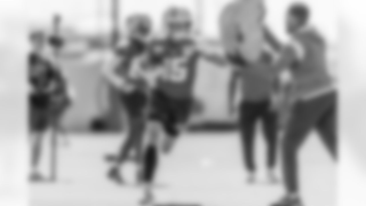 The Los Angeles Chargers practice on Thursday, October 9, 2025 at The Bolt in El Segundo, CA.