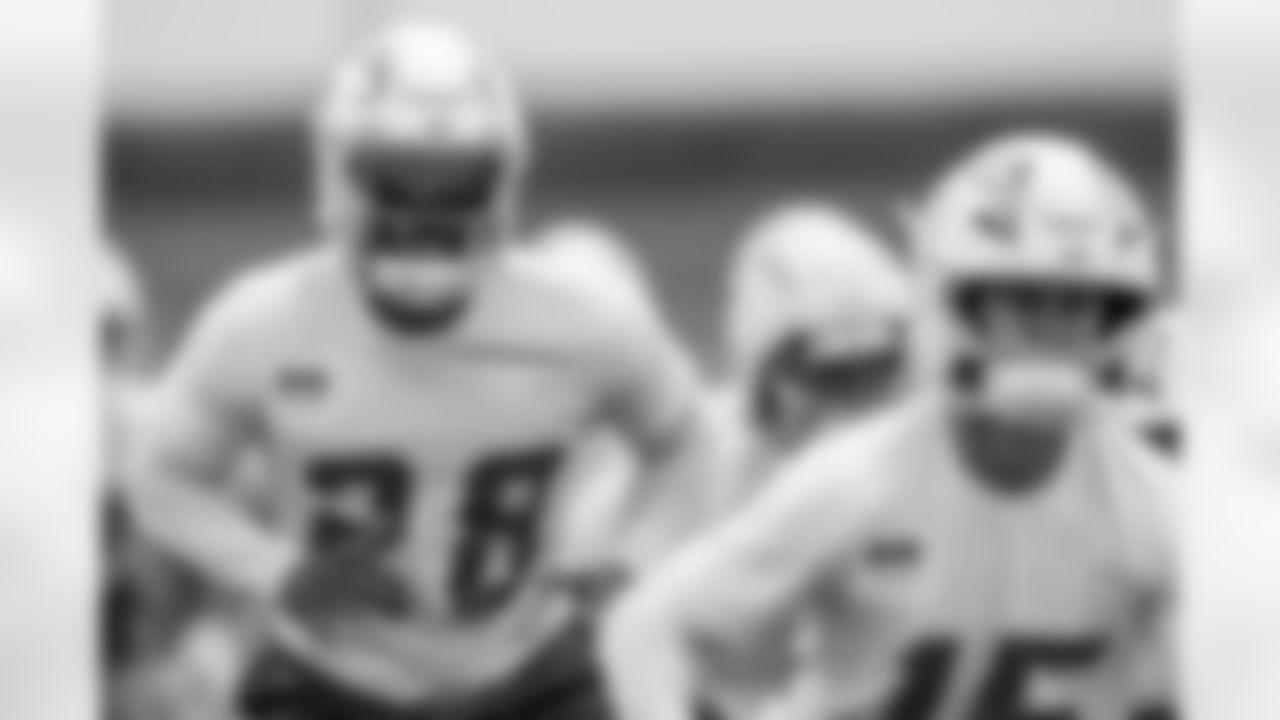 Los Angeles Chargers players participate in Phase 3 of the offseason program on Wednesday, June 4, 2025 at The Bolt in El Segundo, CA.