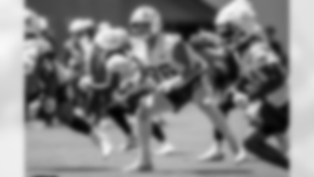 The Los Angeles Chargers practice at Training Camp on Wednesday, August 20, 2025 at The Bolt in El Segundo, CA.