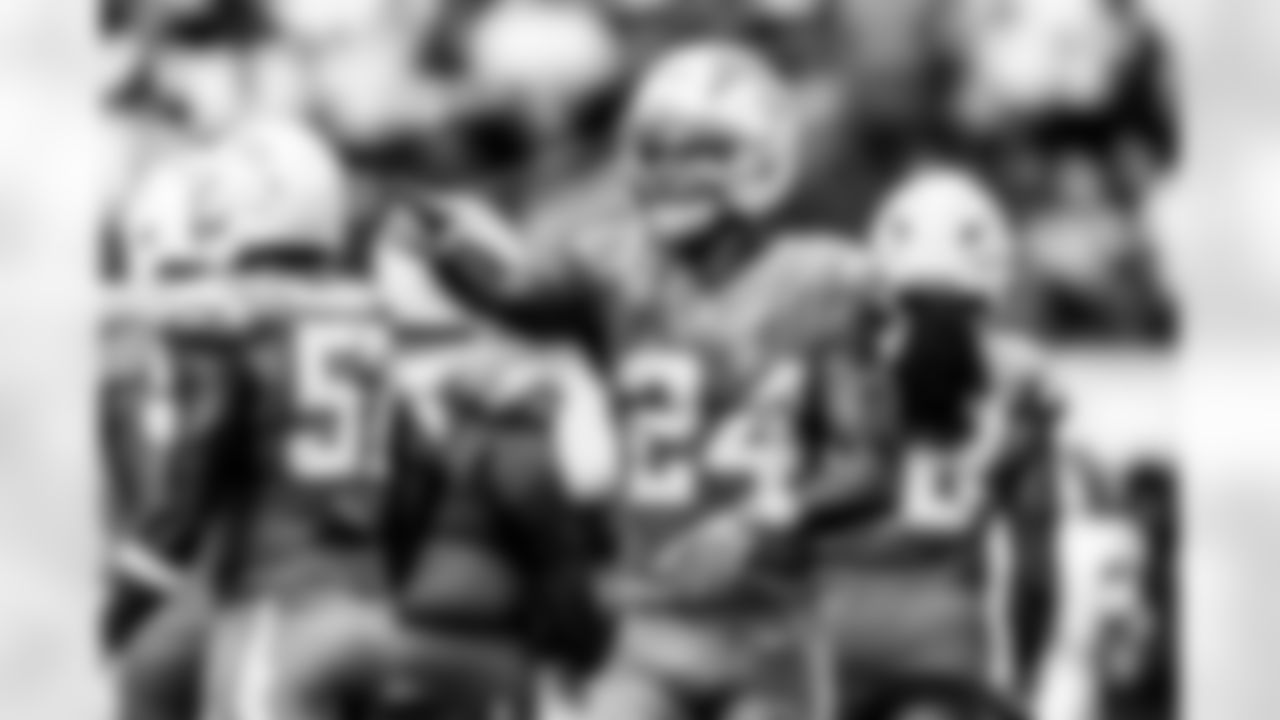 Take a look back at the Chargers Week 5 matchup with the Commanders in monochrome!