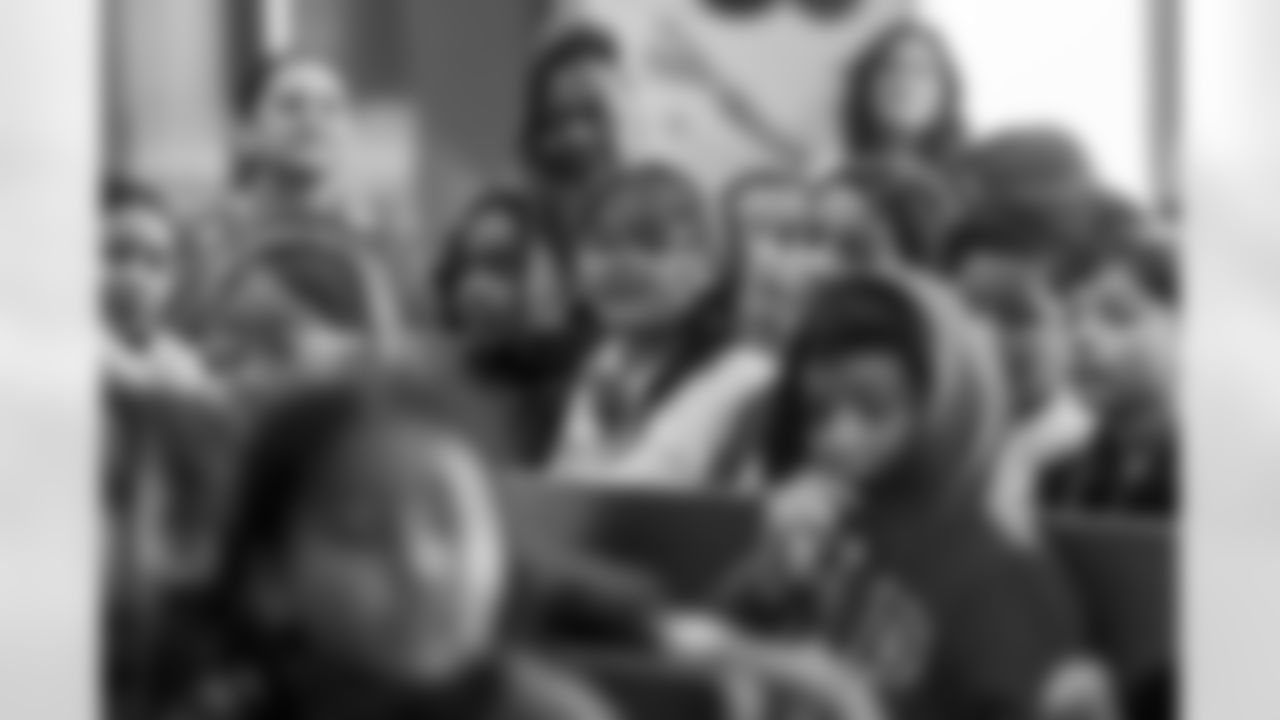 The Los Angeles Chargers host their annual Bikes for Kids event on Monday, December 15, 2025 at Washington Washington Elementary School in Pasadena, CA.