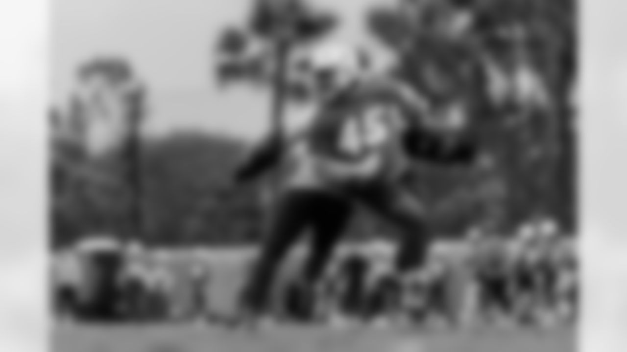 The Los Angeles Chargers hold OTA's on Thursday, June 6, 2024 at Hoag Performance Center in Costa Mesa, CA.