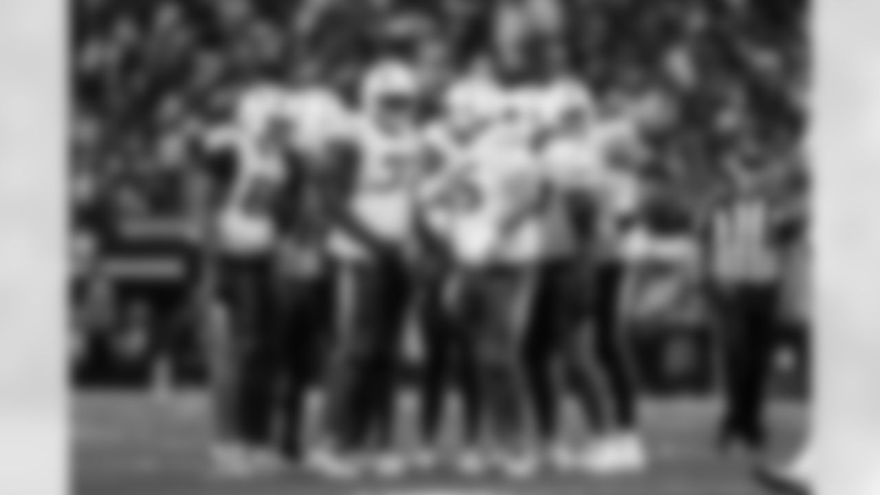 T Bobby Hart (66), G Mekhi Becton (73), C Bradley Bozeman (75) and G Zion Johnson (77)