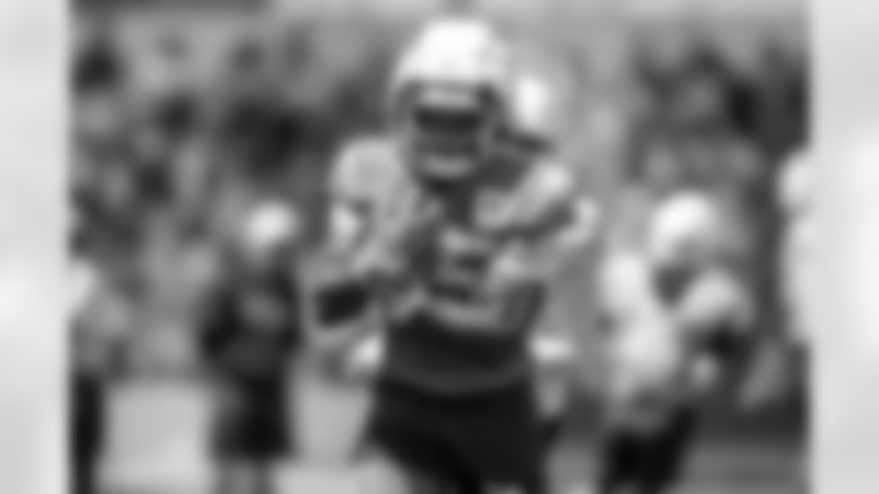 The Los Angeles Chargers practice at Training Camp on Sunday, August 3, 2025 at The Bolt in El Segundo, CA.