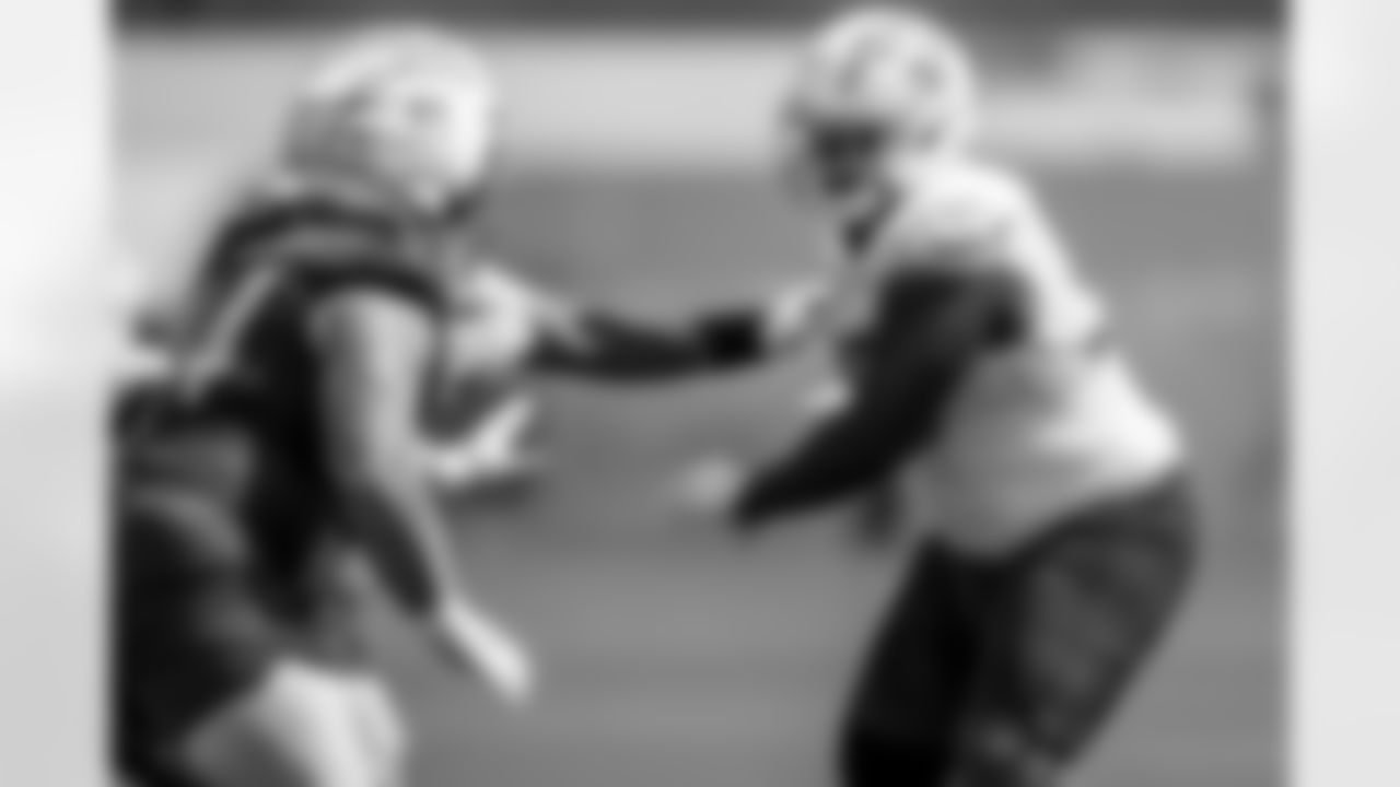 The Los Angeles Chargers practice on Thursday, September 18, 2025 at The Bolt in El Segundo, CA.